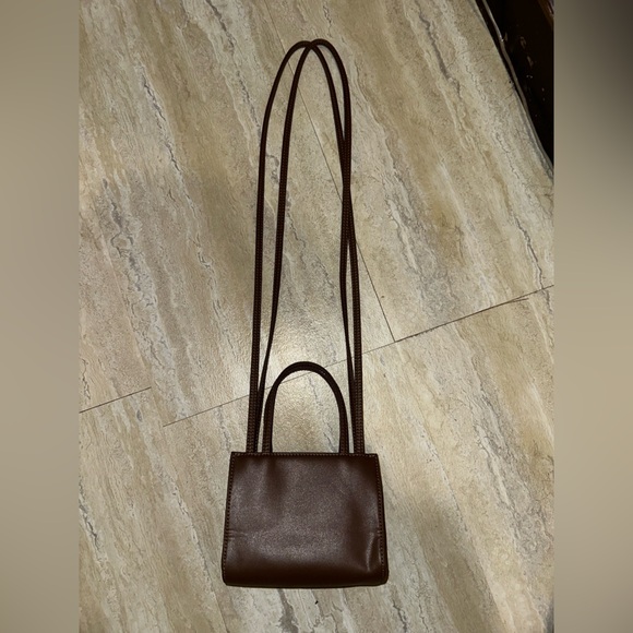 Telfar Chocolate Brown Mini Bag - Picture 2 of 3